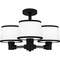 Quoizel Kylen Semi Flush 3 Lights Matte Black KYL1722MBK - alternate 3